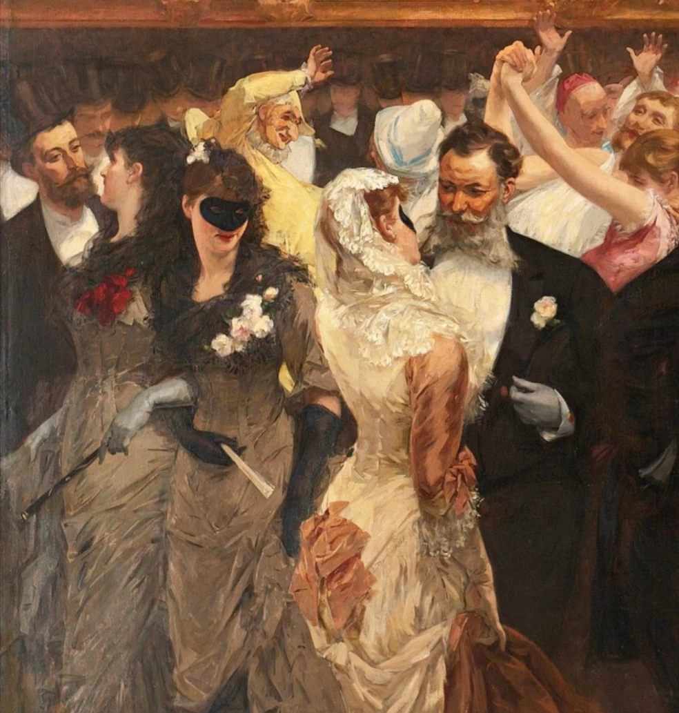 La serata in maschera - dettaglio 3